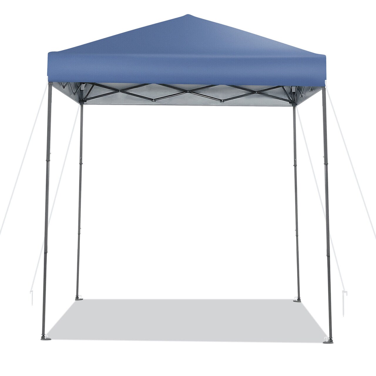 6.6x6.6 Ft Portable Pop Up Canopy Tent with Carry Bag Quick Setup Outdoor Shelter with UV Protection